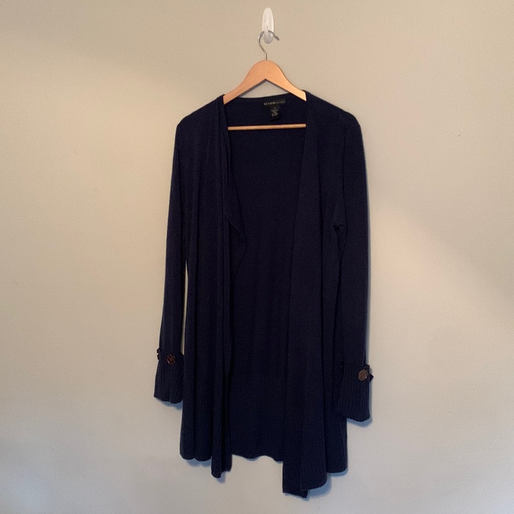 Navy blue cardigan